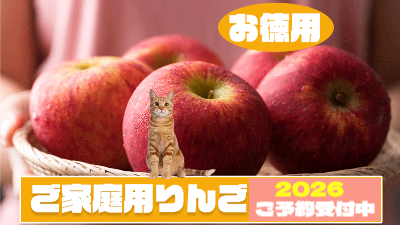 安曇野産お徳用りんご販売